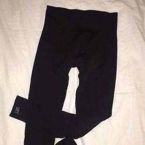 Set active black leggings